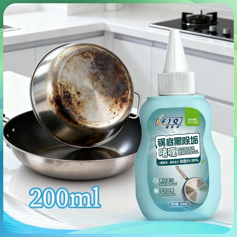 Pembersih Wajan Hitam Penghilang Kerak Wajan Membandel 200ml Pembersih Kerak Panci Membandel