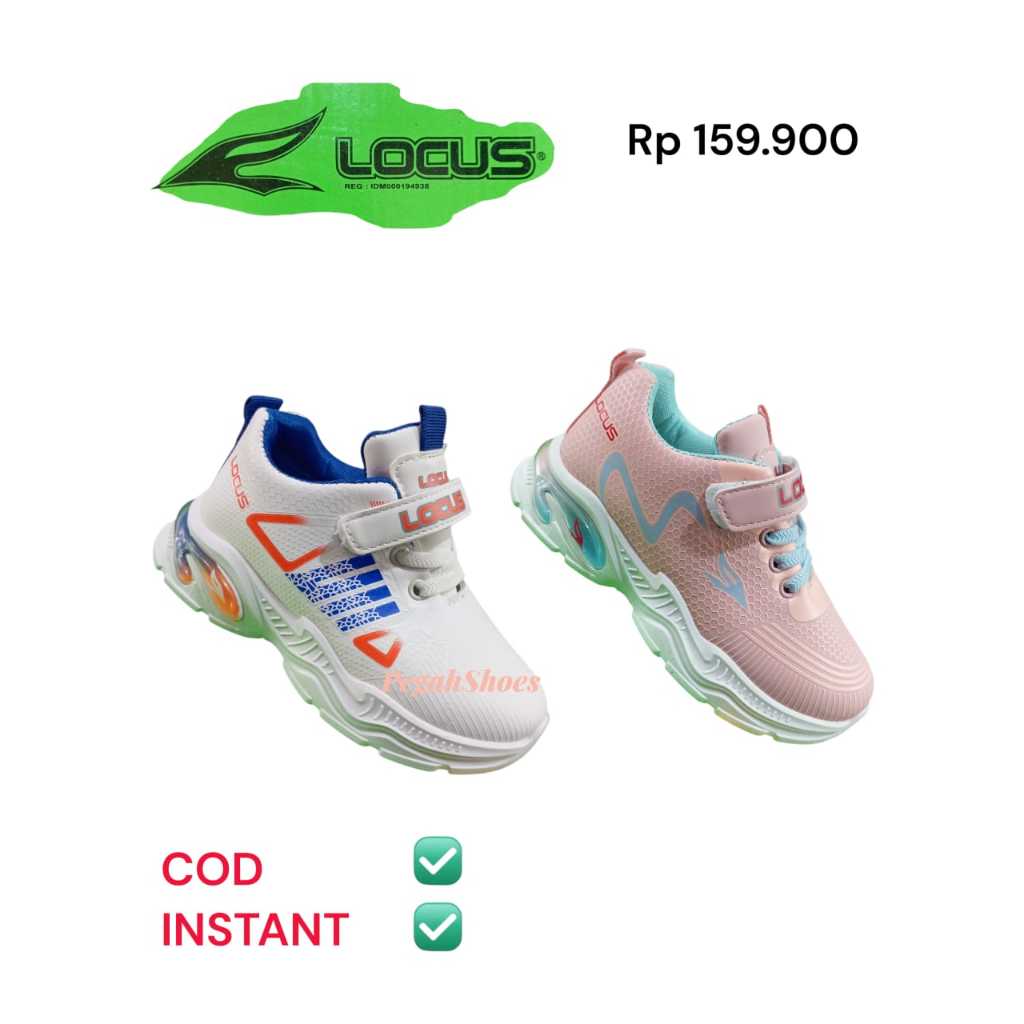 LOCUS TEE SEPATU SPORT ANAK PRIA DAN WANITA