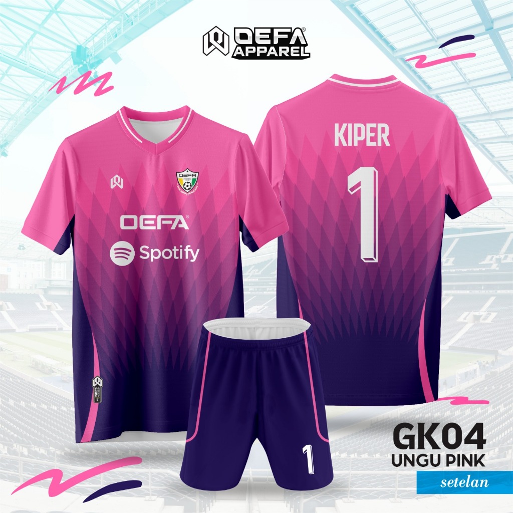 JERSEY KIPER GOALKEEPER /JERSEY  SEPAK BOLA FUTSAL PRINTING CUSTOM  Nama/Logo/No Punggung/Sponsor