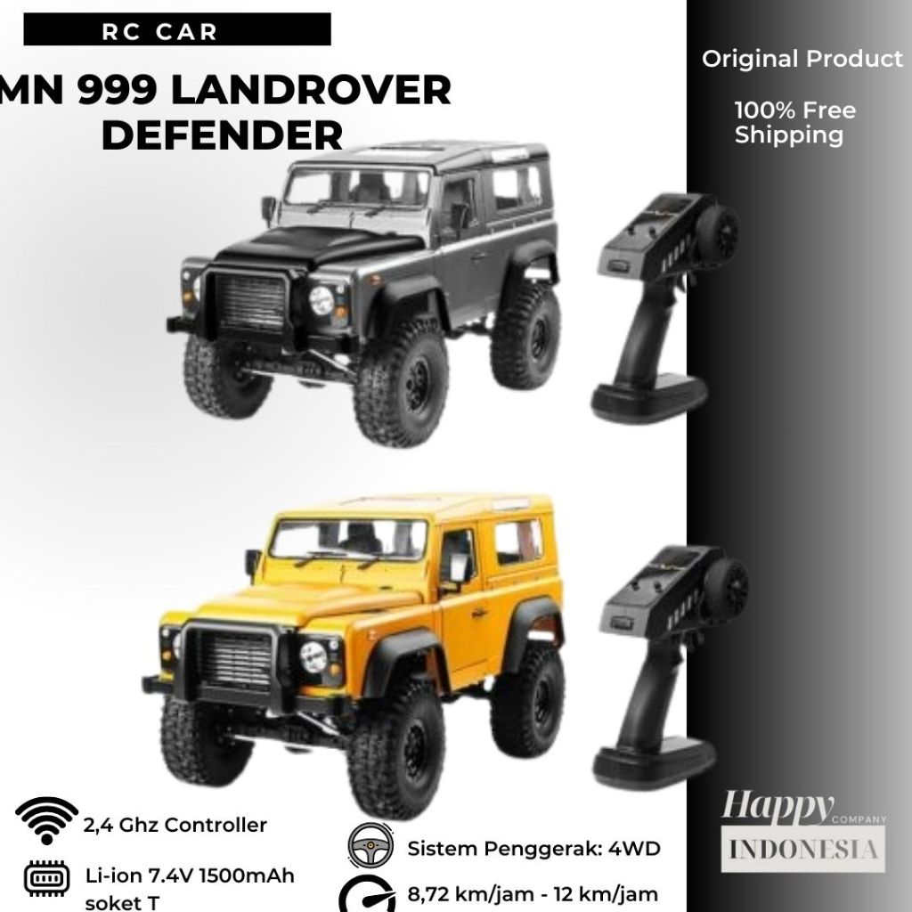 MN999 MN-999 MN 999 RTR  Skala 1:10 2.4G 4WD RC Car Defender FULL PROPO