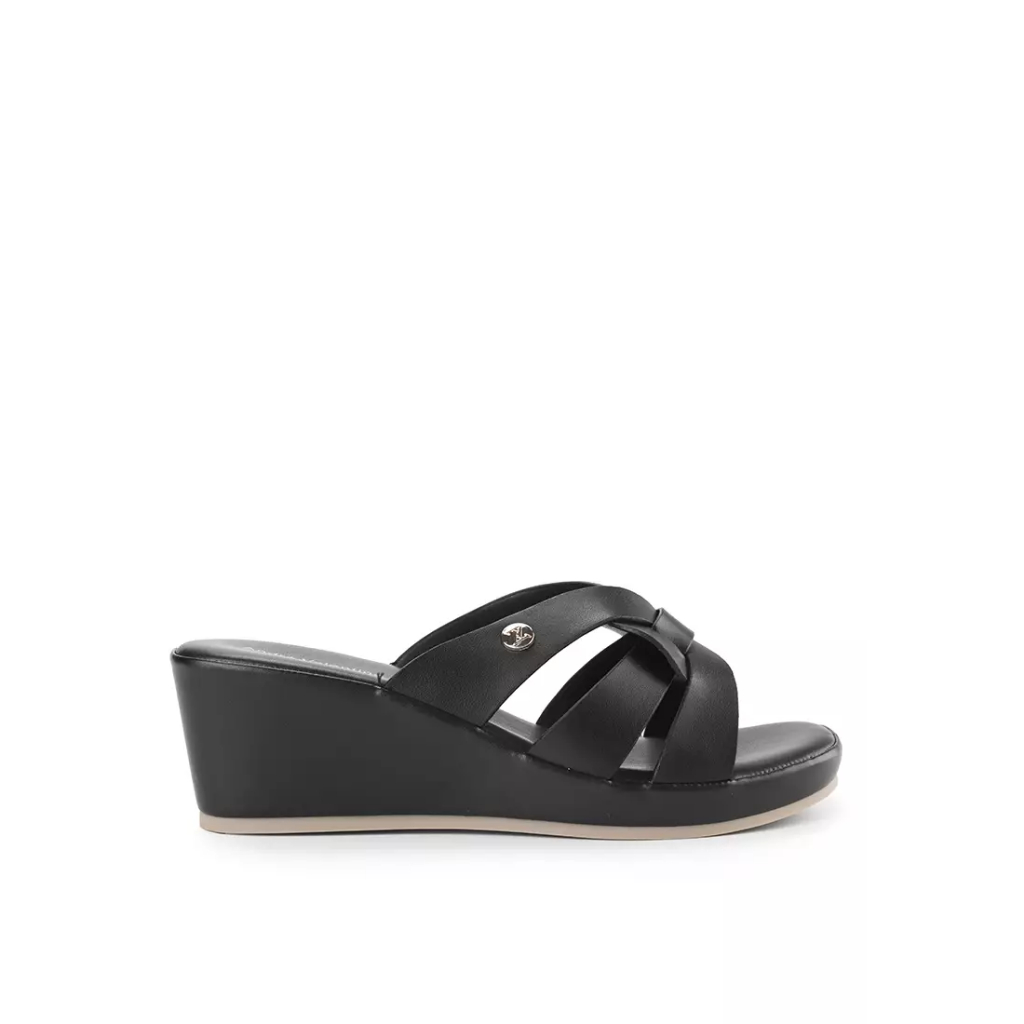 Andre Valentino Ladies Wedges Sandal AVL 06191 Black