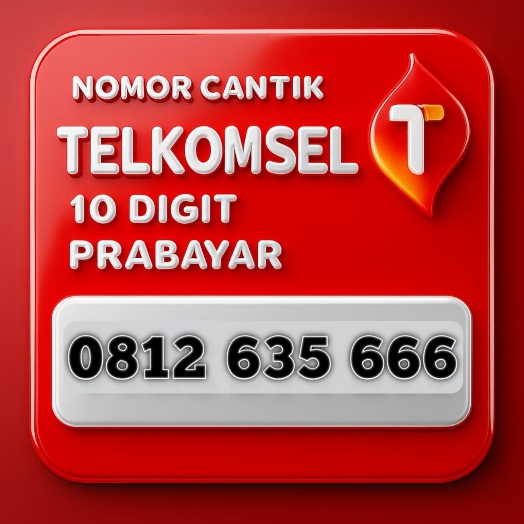 Nomor Cantik Telkomsel Simpati 10 Digit Prabayar Triple 666 635 666 102 666 Tripel Bukan Kartu Halo