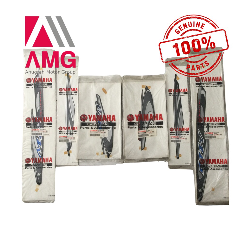 1 SET GRAPHIC YAMAHA MIO SPORTY HITAM 2006 / STIKER 2D / STRIPING / STIKER VYNIL / STIKER LOGO