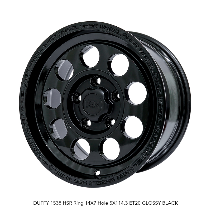 velg mobil standar L300 R14 HSR DUFFY pelak offroad ring 14 lebar 7 baut 5x114 untuk pick up dll