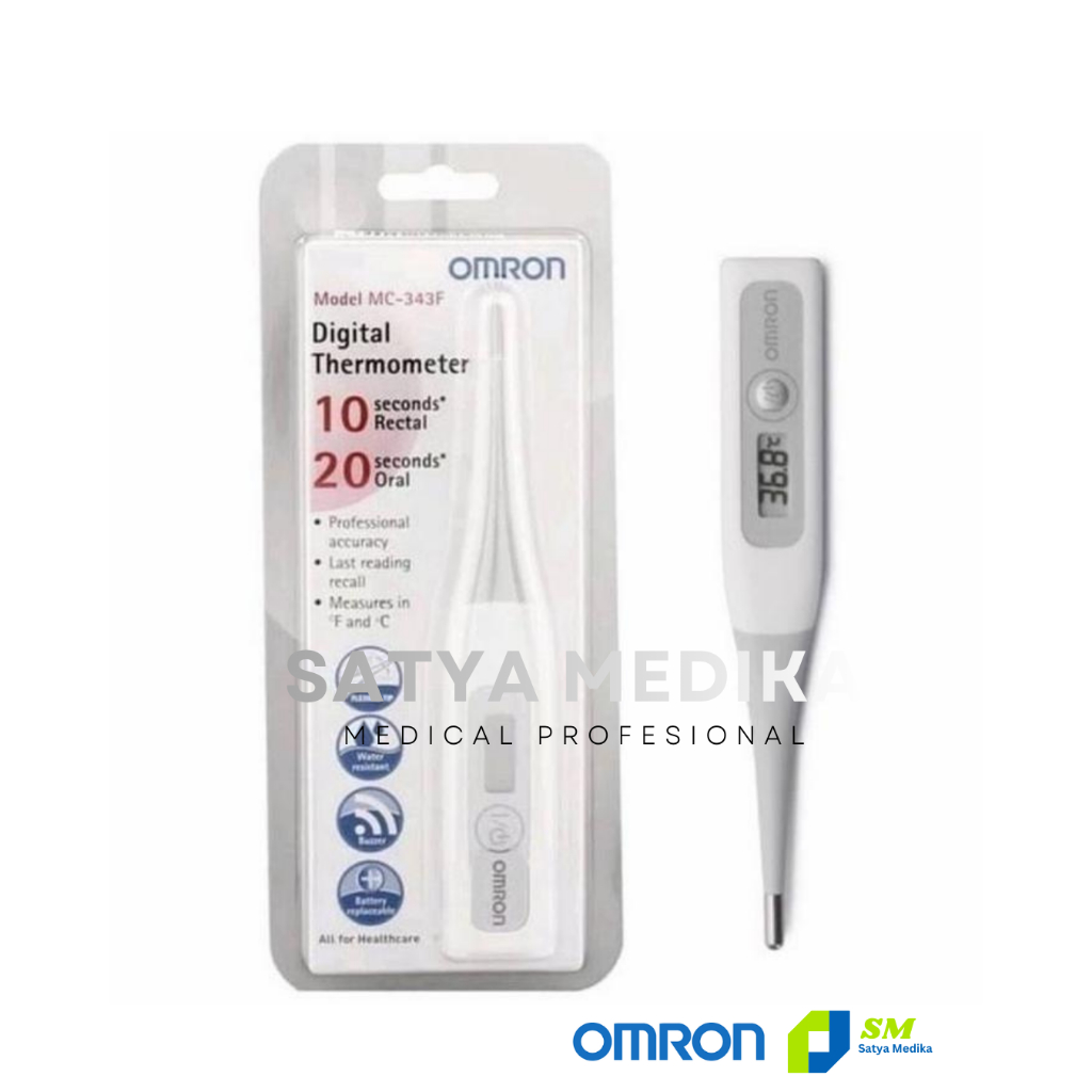 Termometer Omron MC 343/mc-343f/thermometer lentur Omron mc343