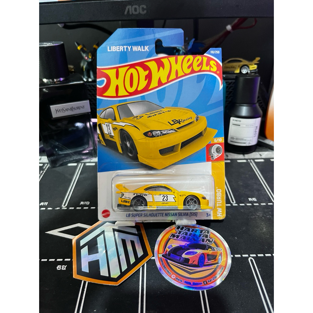 Hot Wheels LBWK Nissan Silvia S15 Kuning Yellow