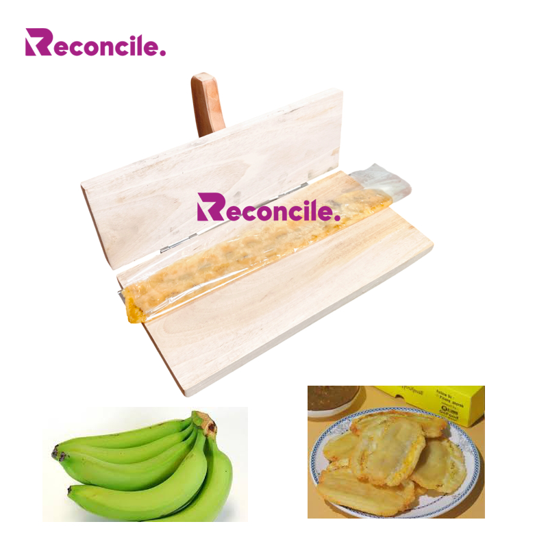 Reconcile Alat Press Pisang Panjang / Gencetan Pisang Kayu Mahoni