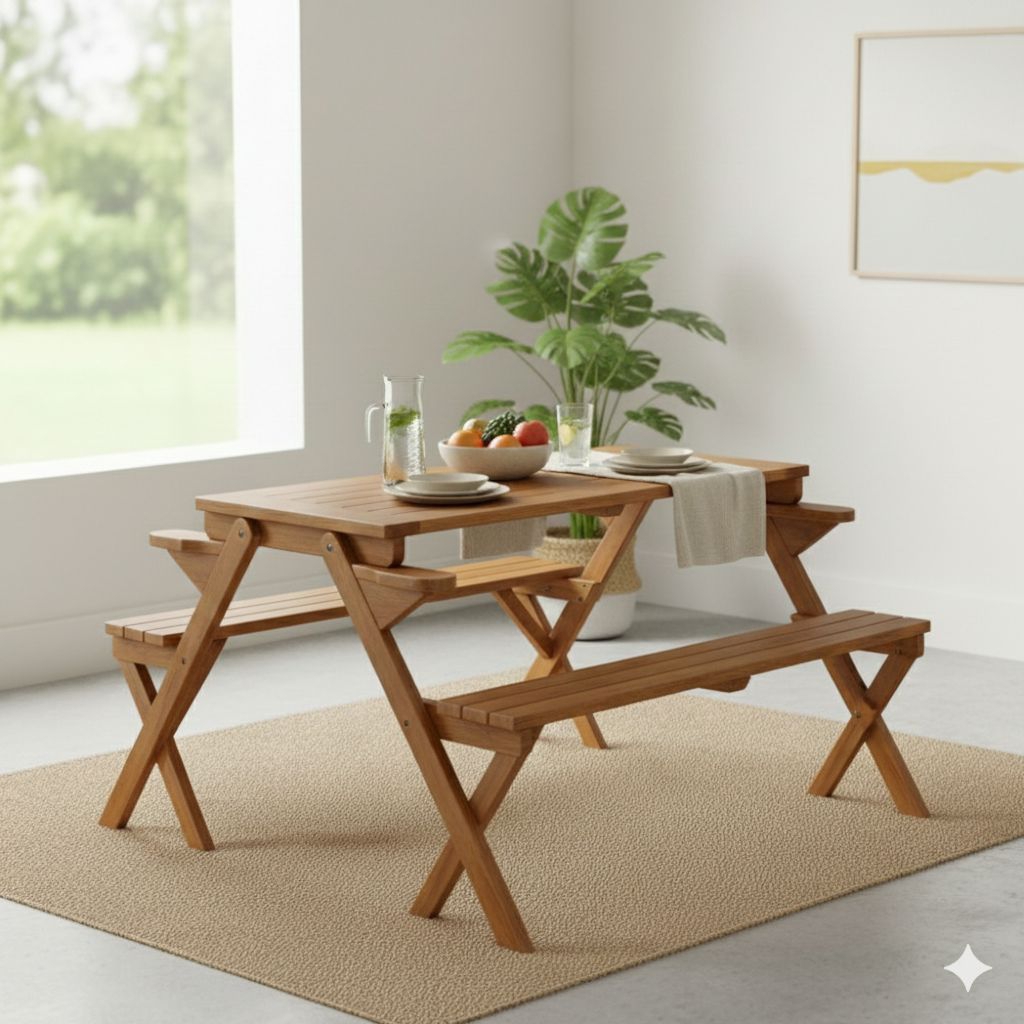 Kursi magic kursi meja lipat kursi minimalis kursi lipat kayu jati