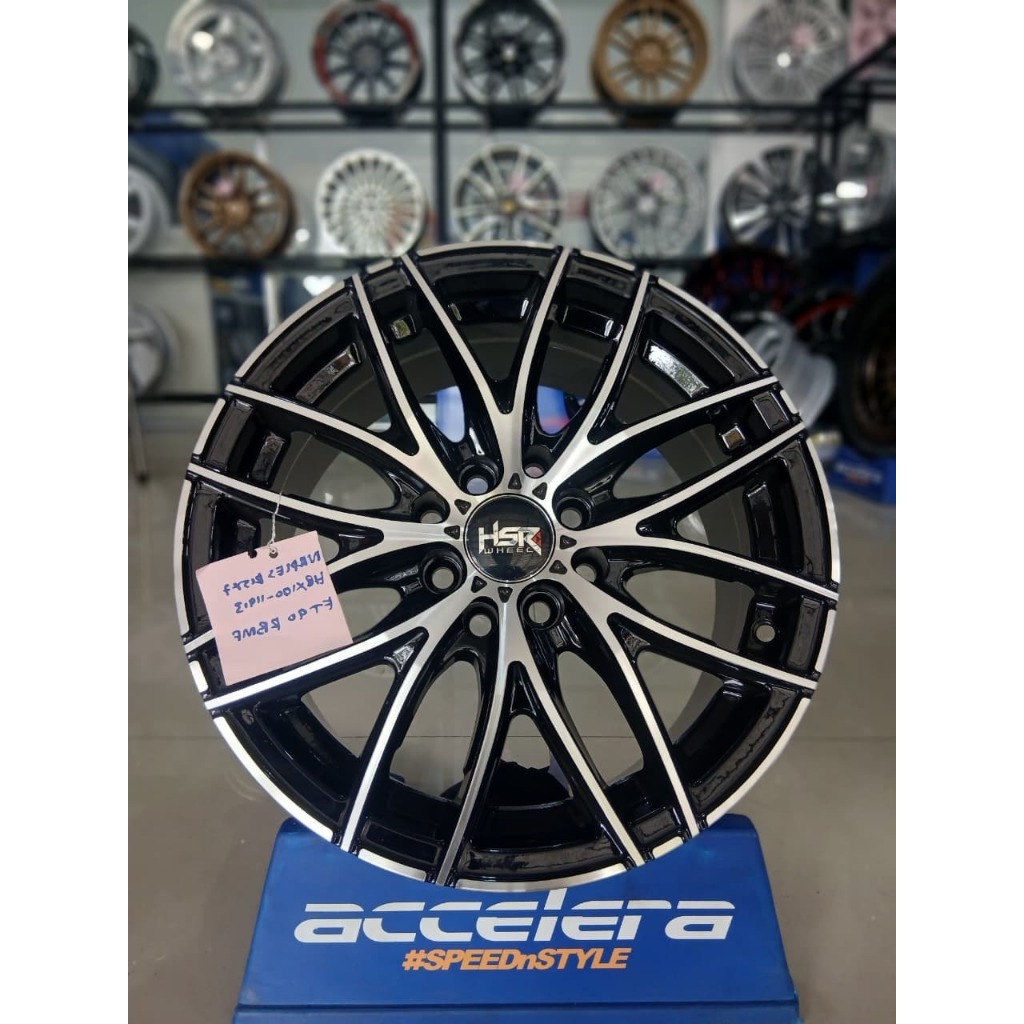 Velg Model Mewah Hsr Naples Ring15 Pcd4x100-114,3