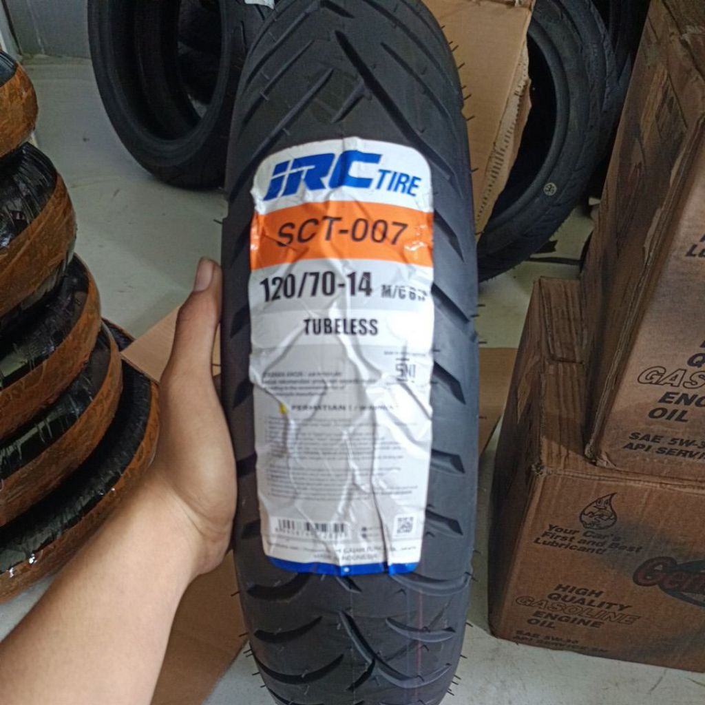 Ban Luar tubles irc sct 120/70-14