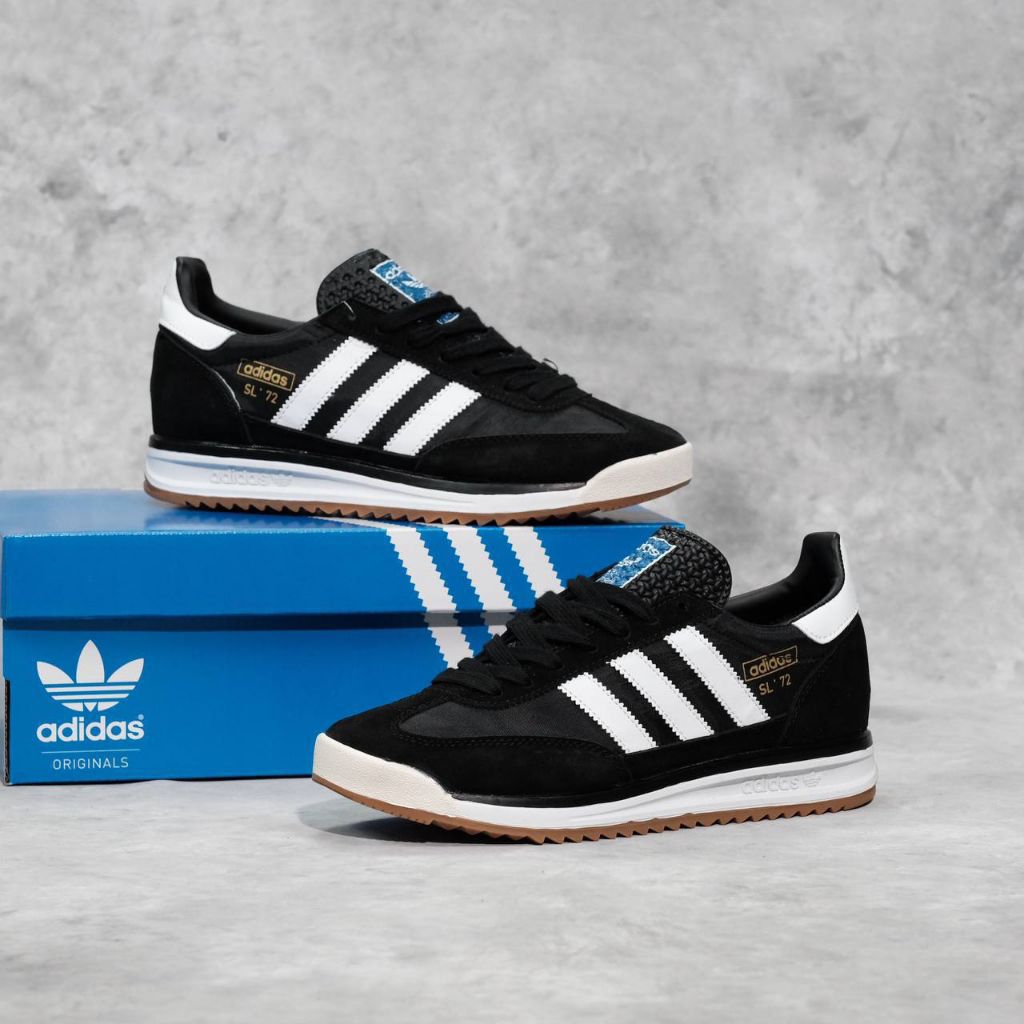 Sepatu Adidas SL 72 Rs Core Black Cloud White