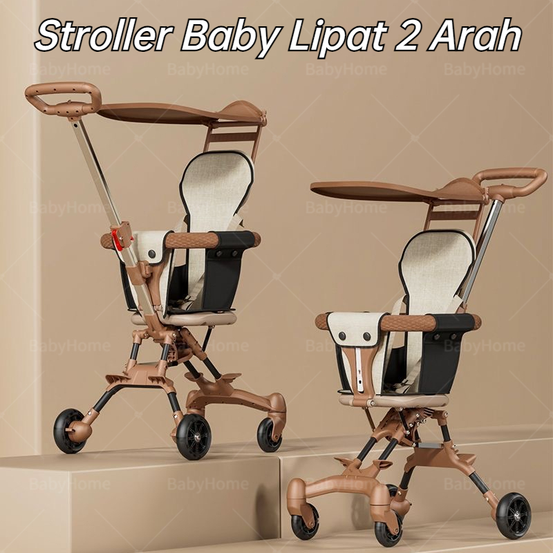 BabyBliss Bayi 2 Arah / Kereta Dorong Bayi Lipat / Stroller Anak Traveling Cabin Size