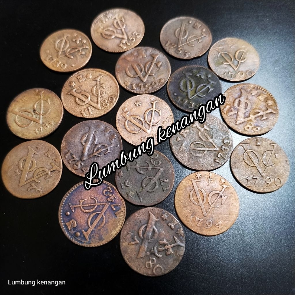 uang kuno koin Voc kondisi pilihan
