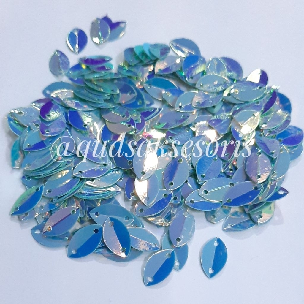 sequin/payet daun lipat