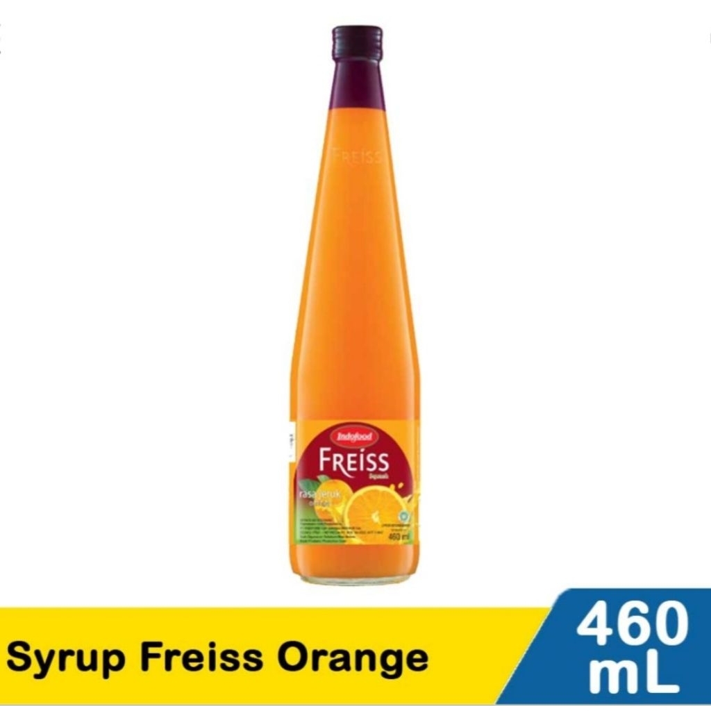 Sirup Indofood Syrup Freiss Orange/Melon/Cocopandan/Leci 500ml