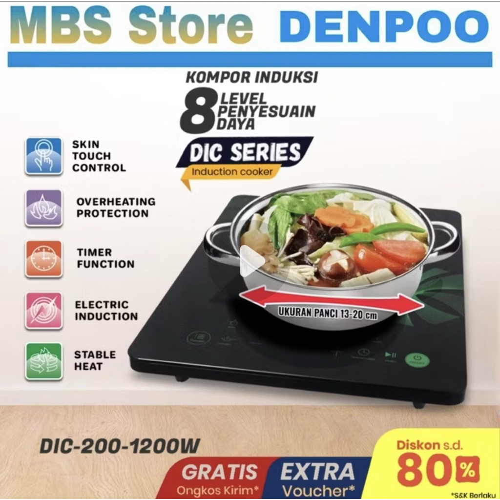 Kompor Induksi Denpoo