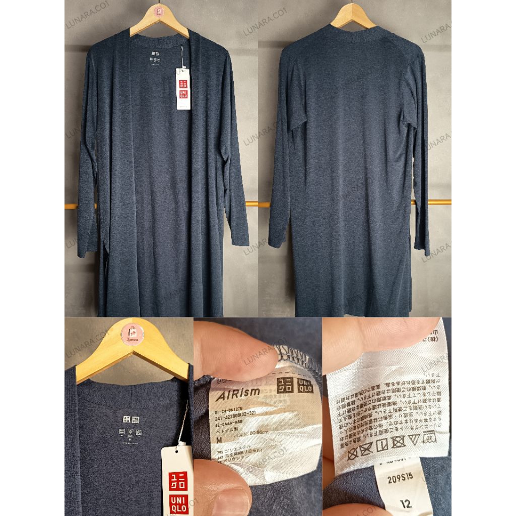 UNIQLO AIRISM LONG CARDIGAN