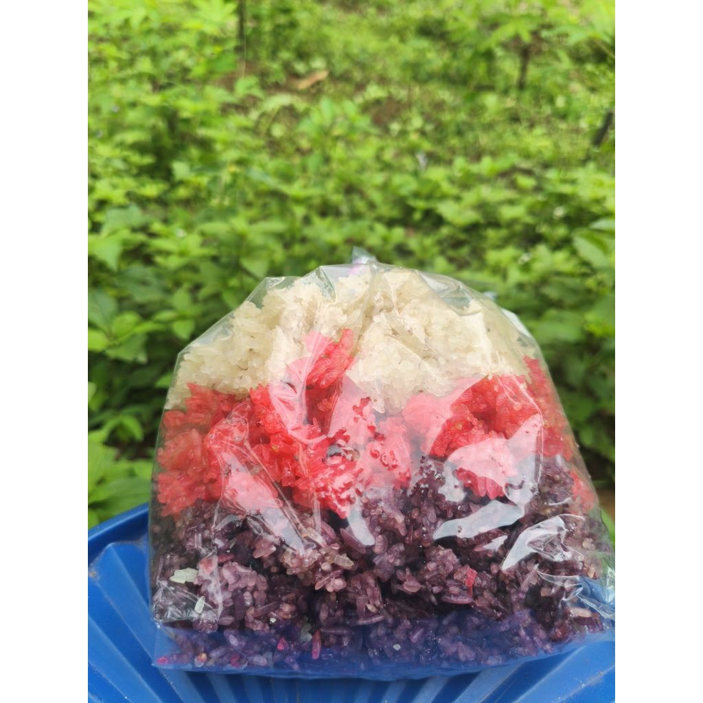 Rengginang mini warna warni asli wonogiri