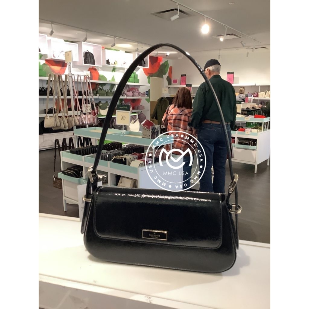 KS BRIDGET SMALL FLAP CRINKLE PATENT KM677