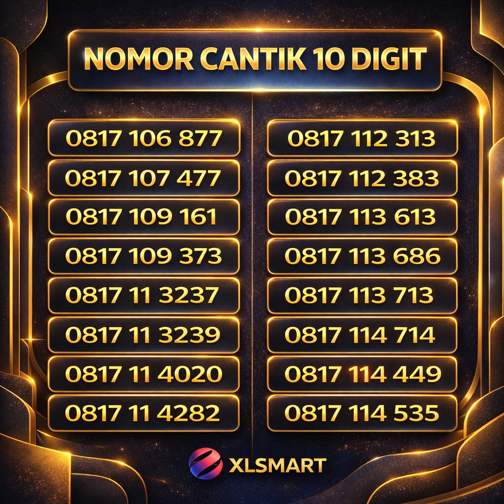 [NOMOR CANTIK 10 DIGIT] Kartu Perdana XL 3GB, 30hr