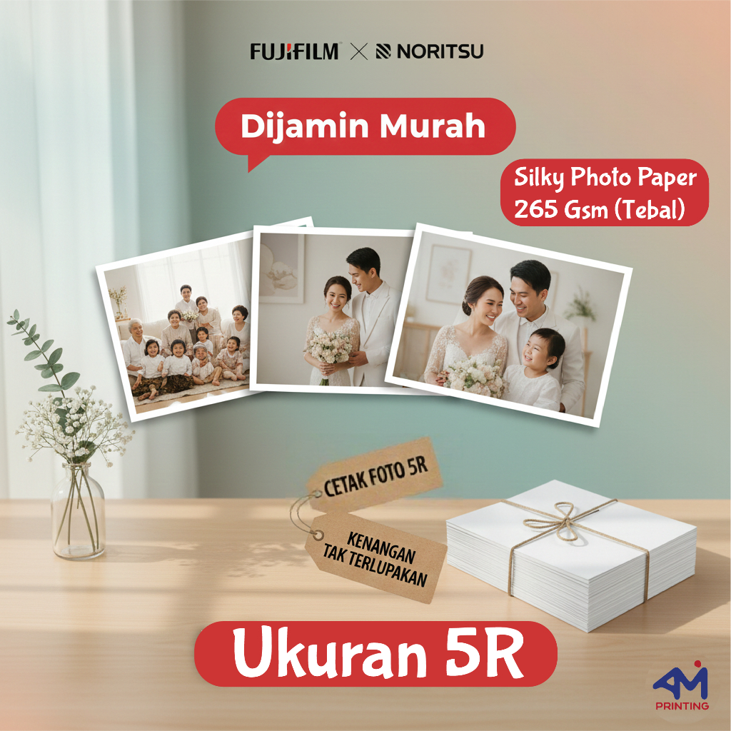 Cetak Foto/Cetak Photo/Print Foto/Print Photo ukuran 5R/7inch