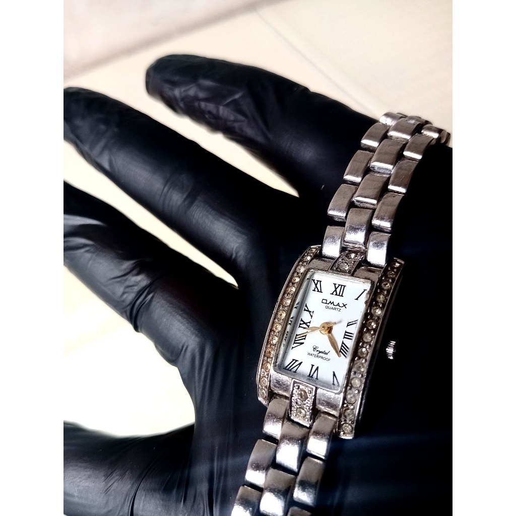 jam tangan omax vintage tank second