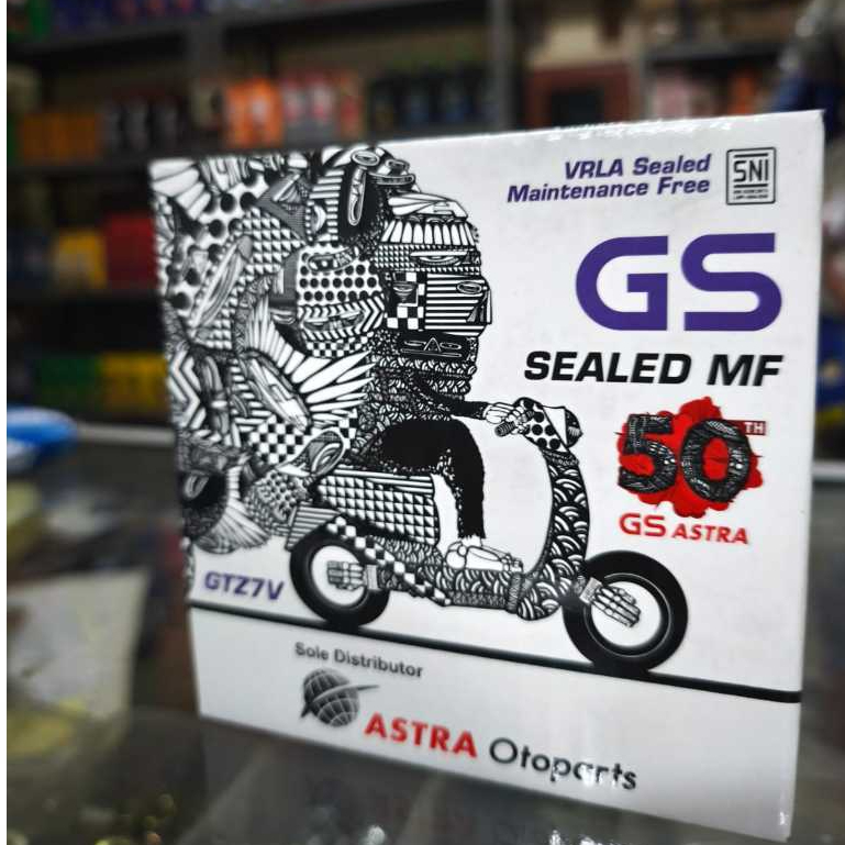 AKI GS ASTRA GTZ-7V ORIGINAL GS ASTRA UNTUK NMAX AEROX