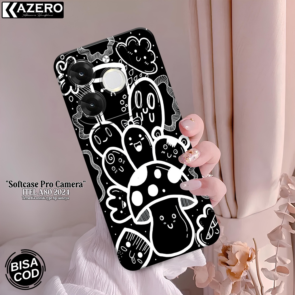 Silikon HP ITEL A80  - Fashion Case Kartun - Softcase ITEL A80 - Case ITEL A80 - Kesing ITEL A80 - A