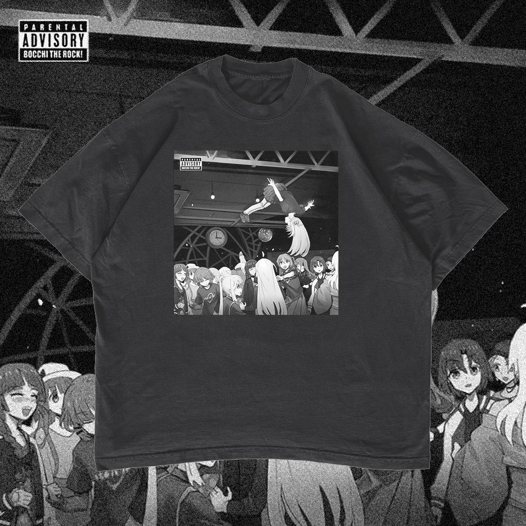 Bocchi the Rock x Playboi Carti Oversized T-shirt Rap Tee #05