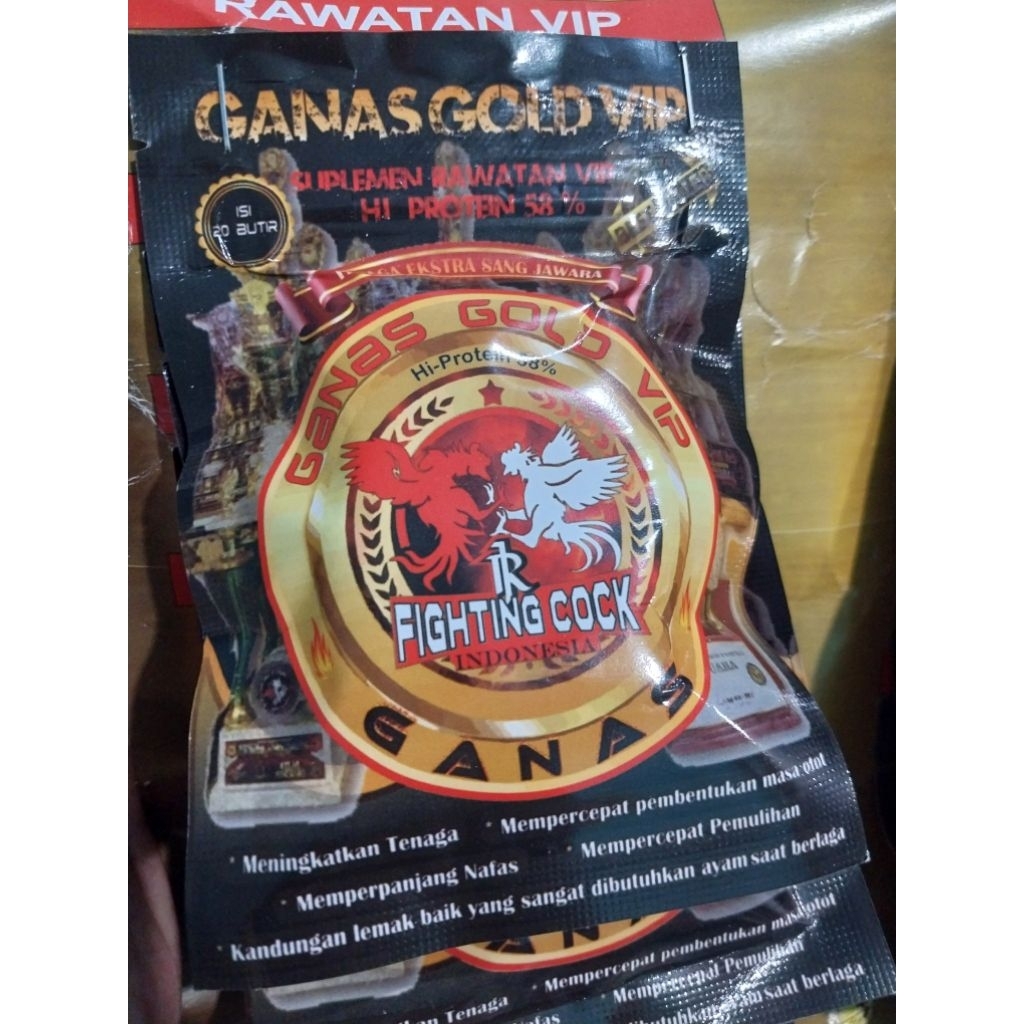 Ganas Gold VIP Suplemen Rawatan Ayam