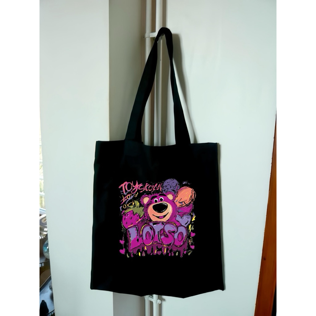 (FREE GANTUNGAN KUNCI) TOTEBAG TOY STORY TOTEBAG KANVAS TOTEBAG LOTSO