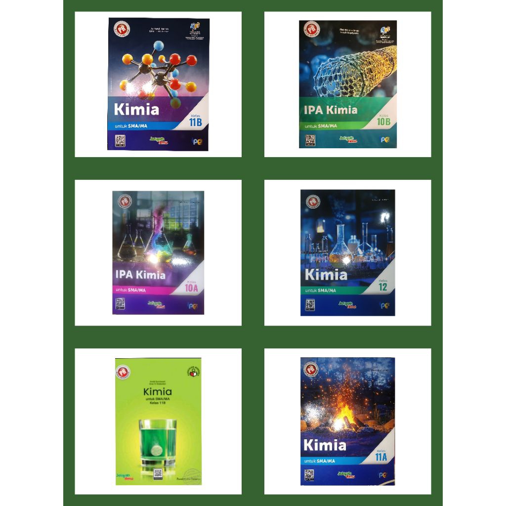 Buku lks/pr Kimia kelas 10,11&12 tahun 2023/2024/2025 intan pariwra