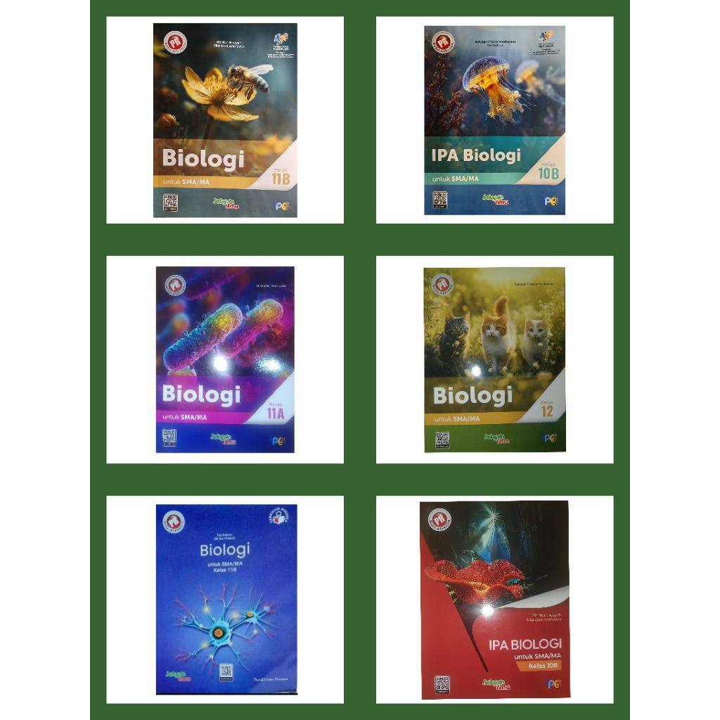 Buku lks/pr Biologi kelas 10,11 & 12 semester 2 tahun 2023/2024/2025 Intan pariwara