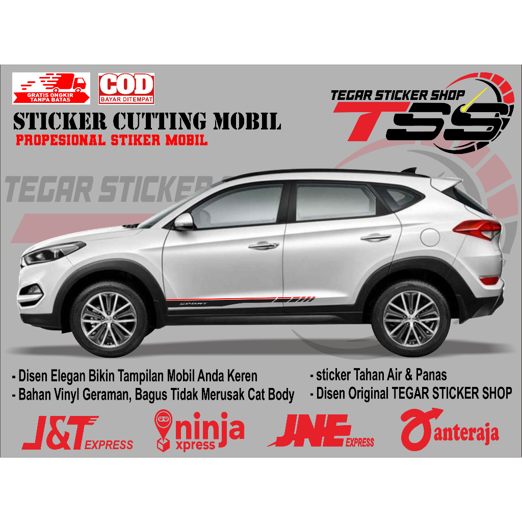 sticker mobil tucson sticker mobil hyundai tucson stiker mobil tucson keren sticker variasi mobil