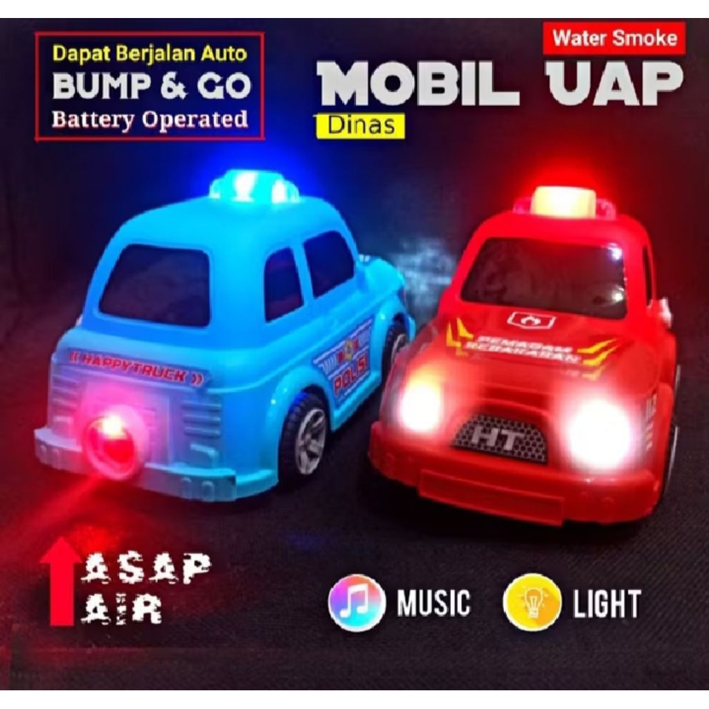 Modi uap air/ mainan mobil dinas asap ( uap air)