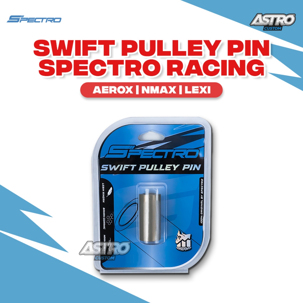Pulley Pin Spectro NMAX 155 AEROX 155 LEXI Bosh Rumah Roller Boshing Pin Swift Ceramic CVT Racing
