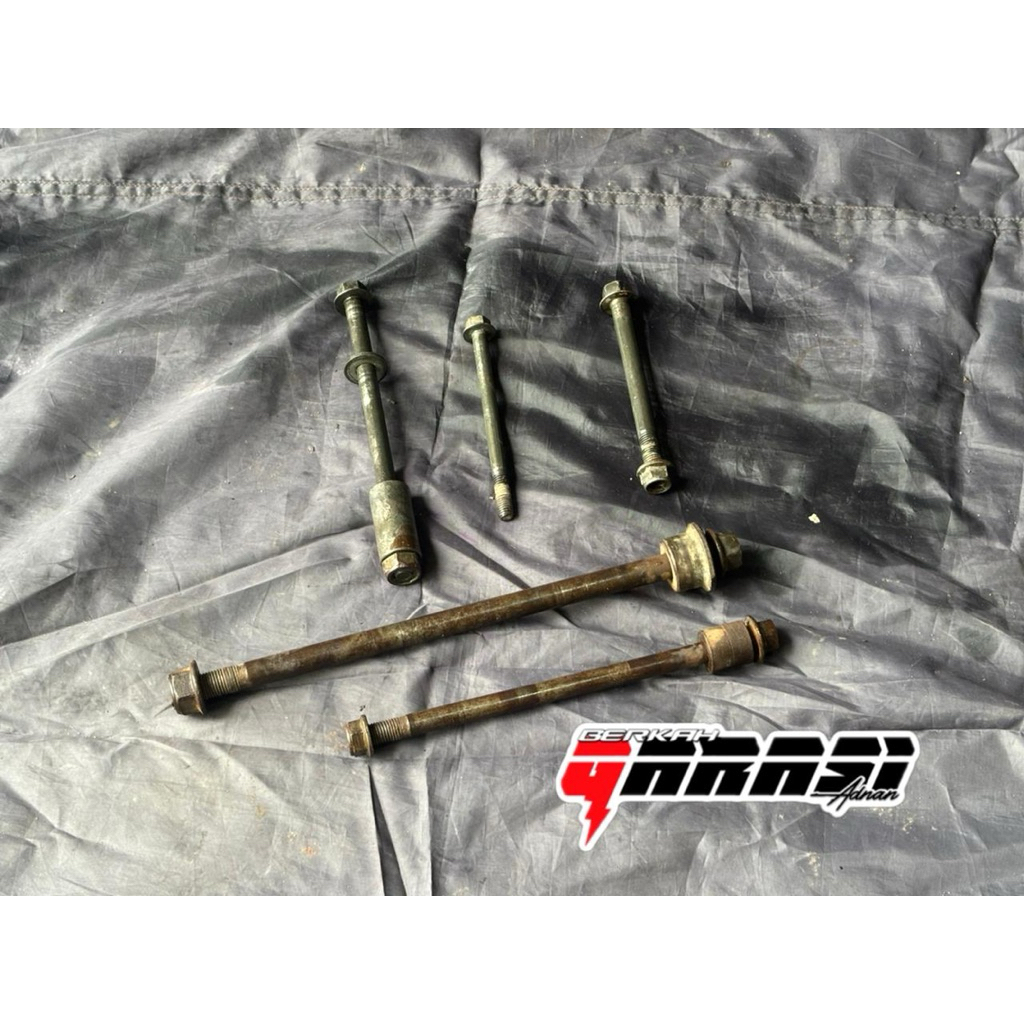As baut dudukan mesin dan roda depan belakang yamaha tiara