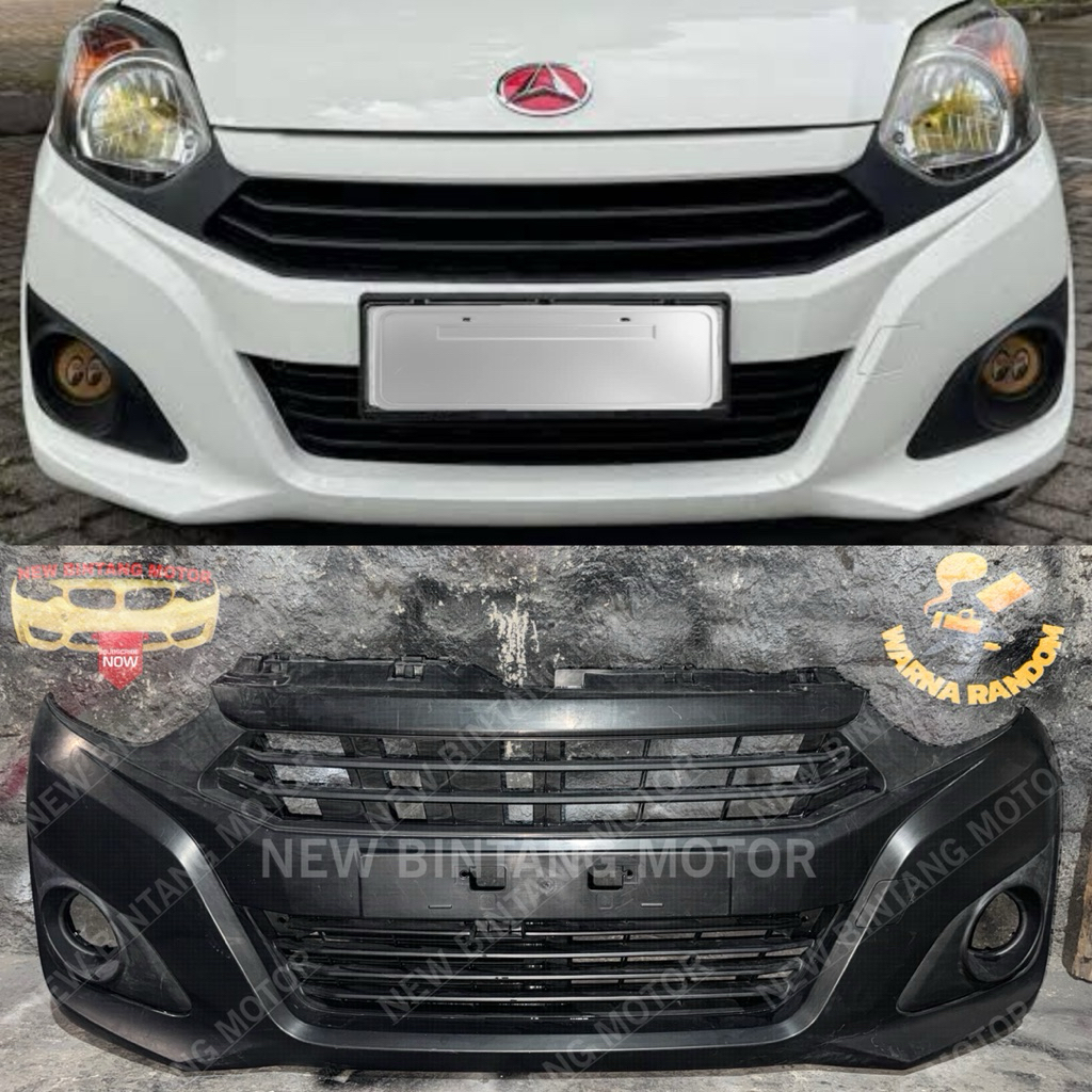 Bumper depan daihatsu ayla agya 1000cc facelift 2015 2017 original