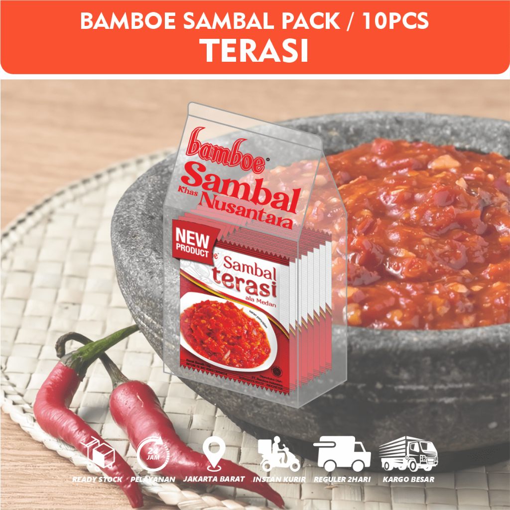 Bamboe Sambal Pack Sambal Terasi / Sambal Sachet