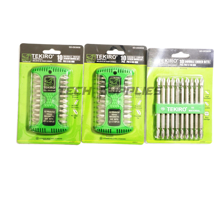 Mata Obeng Angin Tekiro PH2 PH1 Panjang Pendek - Double Ended Screw Driver Bit PH 2 - ECERAN