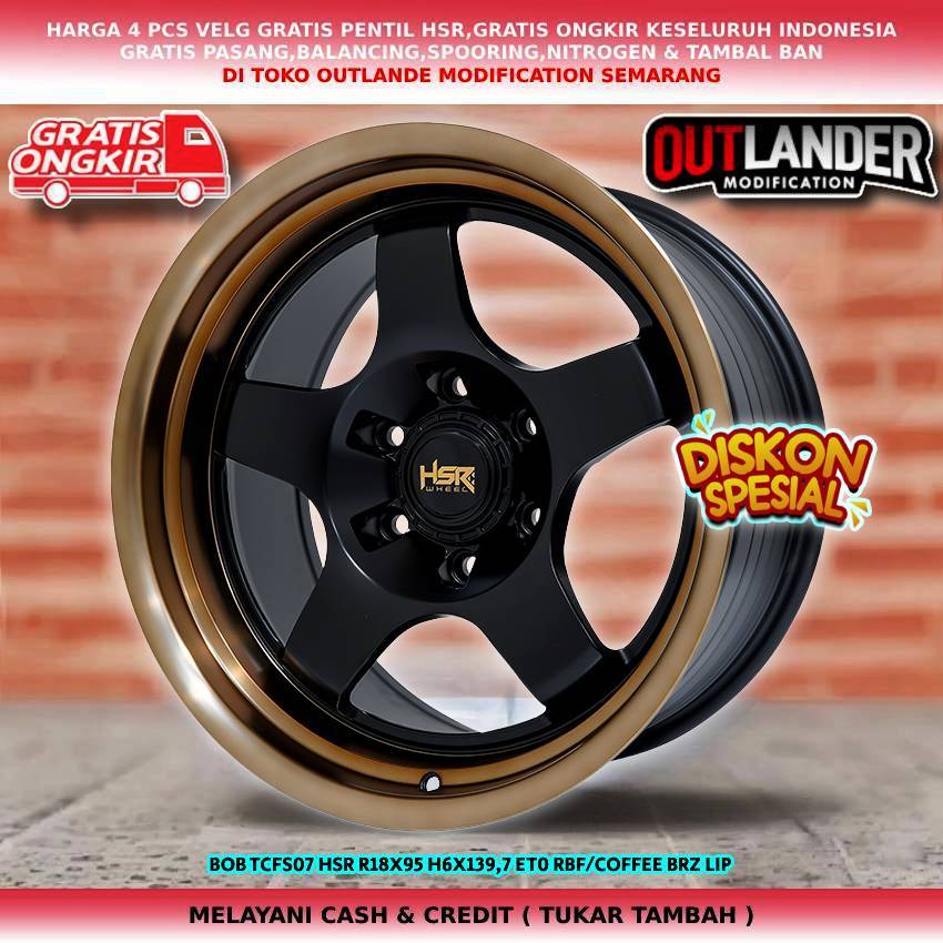 velg racing mobil pajero fortner hilux double cabin blazer hiace komuter dll hsr bob ring 18 et0