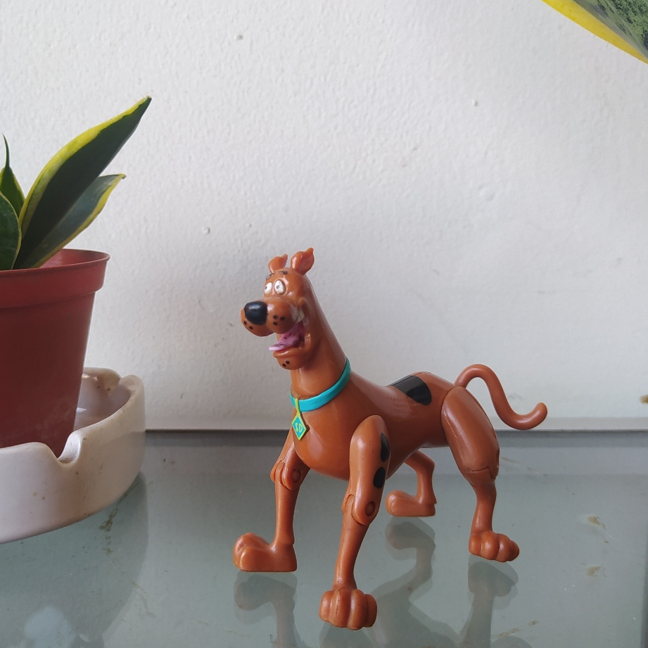 Scooby-Doo Dog Figure Ori Hanna Barbera, Bisa Melotot
