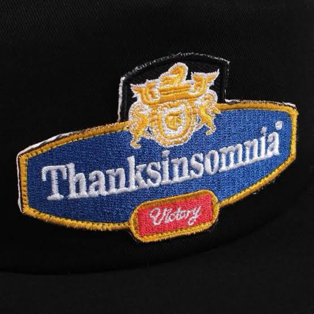 Patch thanksinsomnia 3pcs art cewe (ukuran besar)