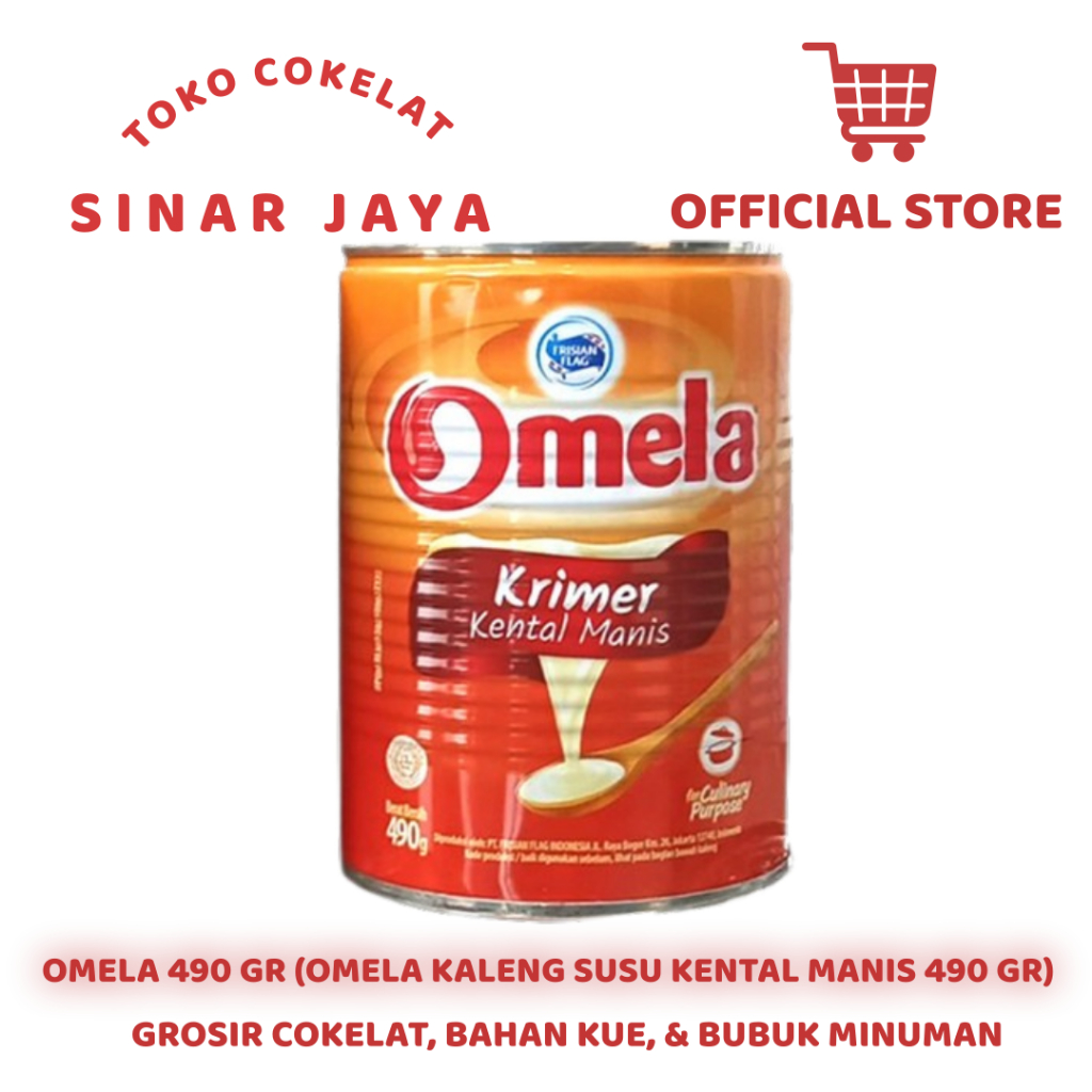 Omela Susu Kental Manis 490 Gram Kaleng (Susu Omela Kental Manis 490 Gr Kaleng)