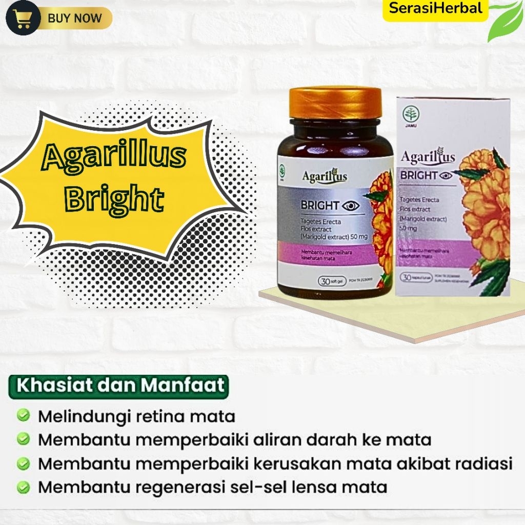 Agarillus Bright Herbal Untuk Kesehatan Mata
