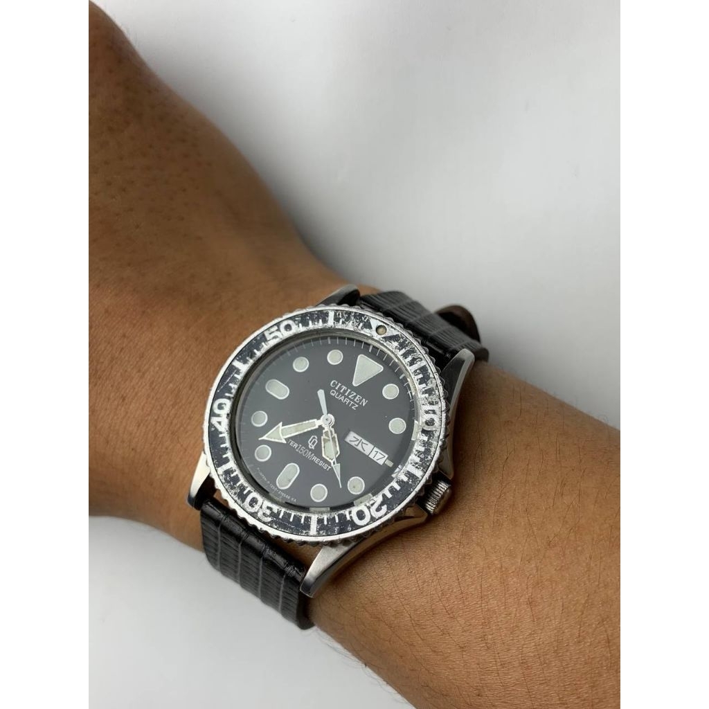 Citizen CQ Crystron Diver 150m JDM 80s