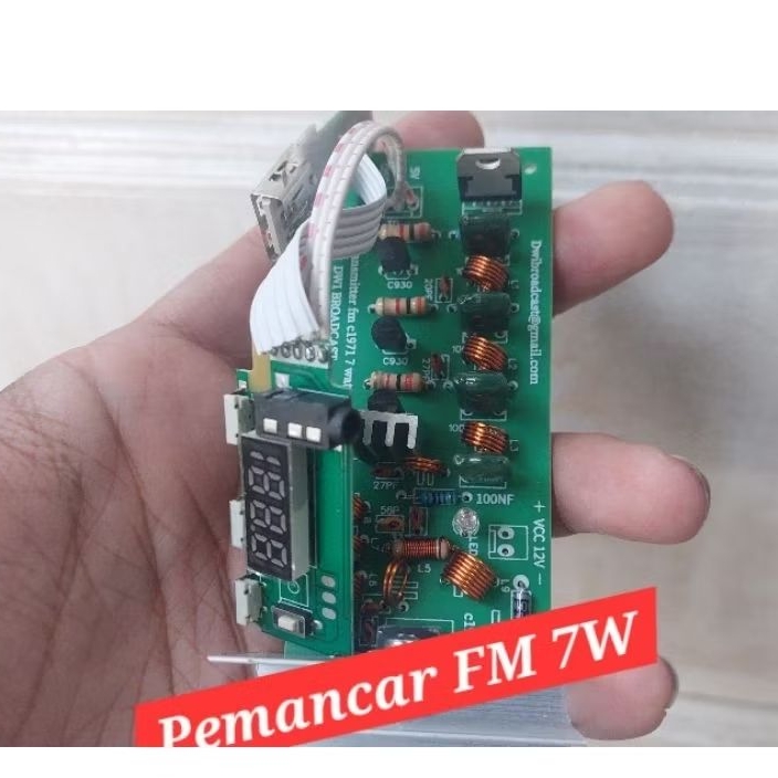 kit pemancar fm 7w sudah jd 88-108 MHz stabil
