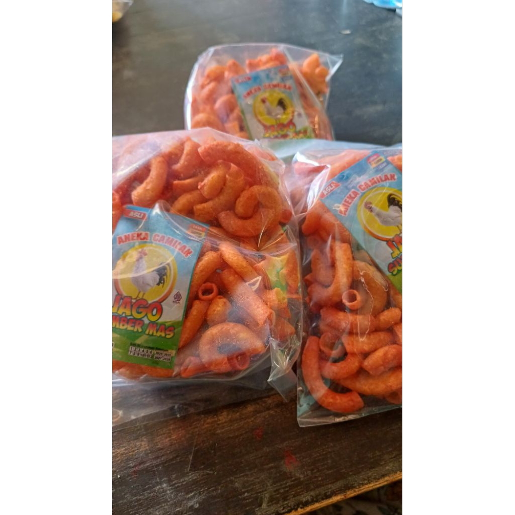 Makaroni cemilan santai 1bal isi 20pcs