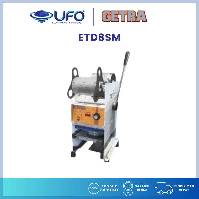 Getra Cup Sealer Mesin Press Perekat Gelas ETD8SM