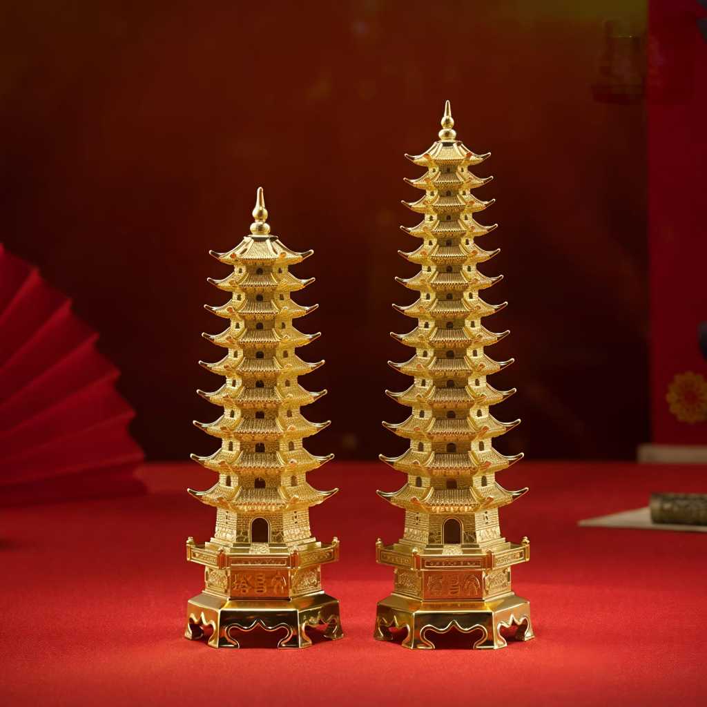 Ornamen Pagoda Emas 24K_ED379R